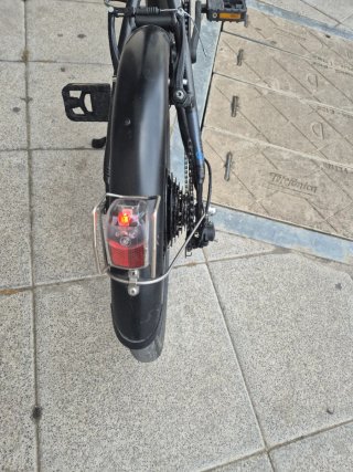 Bicicleta eléctrica plegable btwin
