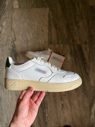 Zapatillas Blancas y Verdes Talla 41