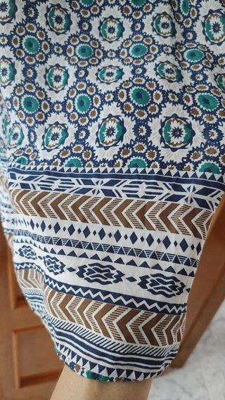 Falda larga estampado Boho - Nueva - Talla M