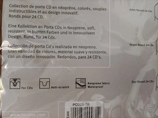 Funda porta CD Tucano nueva