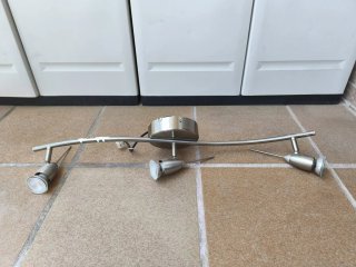 Lámpara de techo Ikea plateada