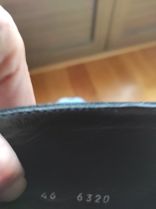 Scarpe da uomo nere con lacci in pelle scamosciata taglia 46
