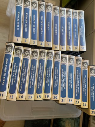 Colección VHS Películas Chaplin