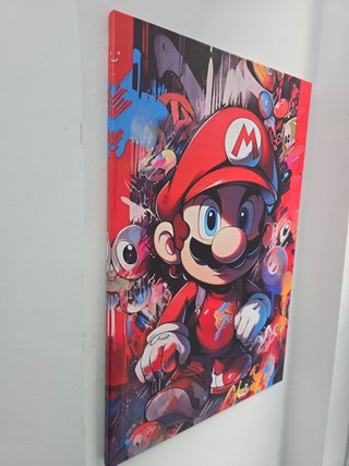 Quadro Super Mario 40x60 cm