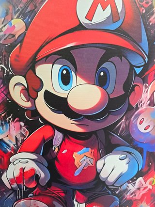 Quadro Super Mario 40x60 cm