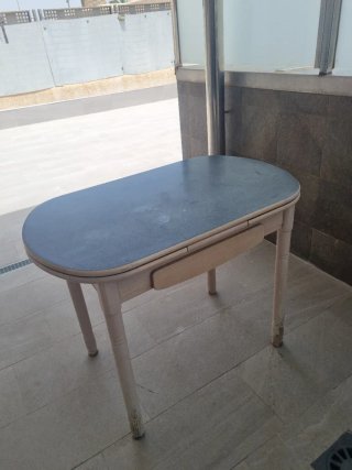 Mesa de cocina extensible madera