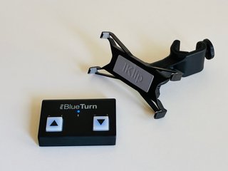 Pedal iRig BlueTurn + Soporte iKlip iPad