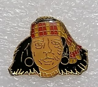 NAVAJO American Native , Metal Enamel Pin anni 80