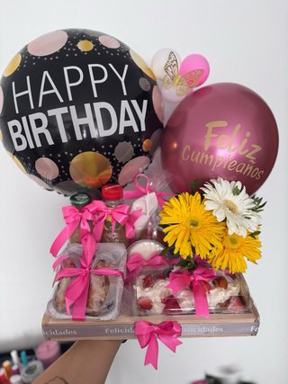 Cesta sorpresa cumpleaños