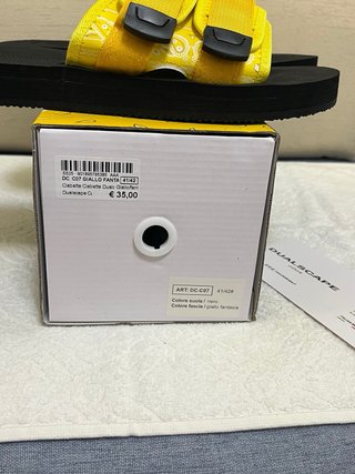 Ciabatte Dualscape Giallo Nero Taglia 41/42
