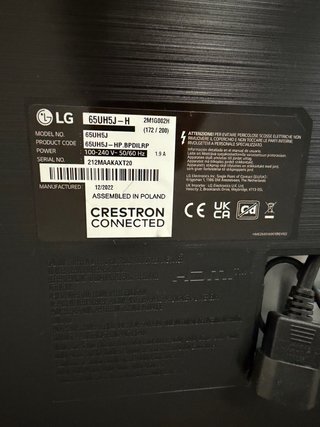 Pantalla LG 65 pulgadas