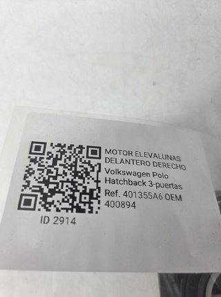Volkswagen 2914 motor elevalunas 400894 polo