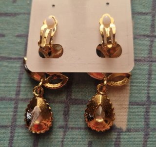 Orecchini donna oro con pietre multicolor
