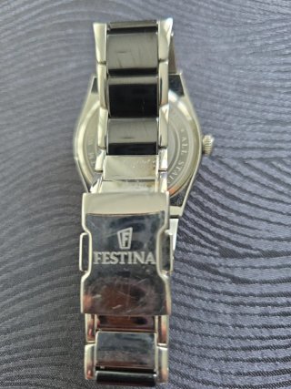 Reloj Festina Hombre Negro y Plateado