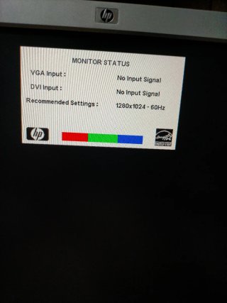 Monitor HP L1750 Plata y Negro