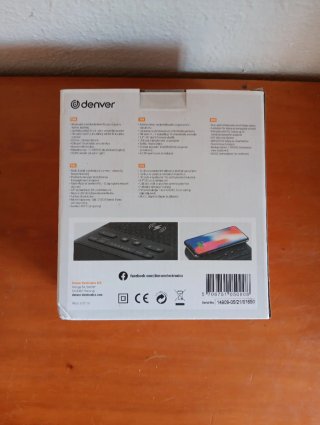 Radio-despertador Denver CRQ-107 con carga inalámb