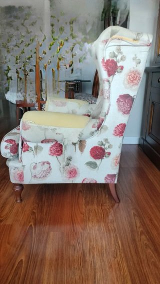 Sillón orejero para retapizar