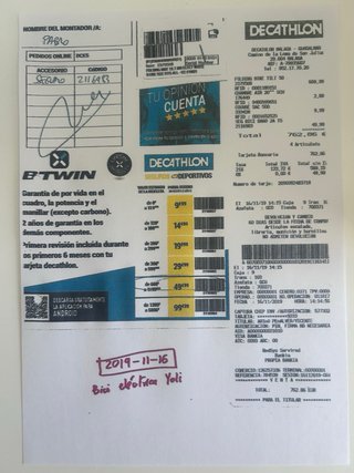 OPORTUNIDAD Bicicleta eléctrica B-TWIN plegable