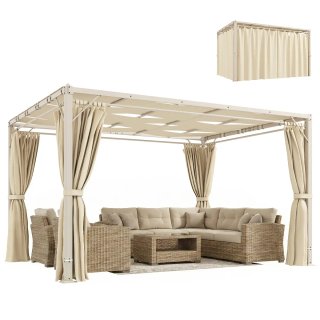 Pérgola Jardín 3x4m UPF 50+ Beige