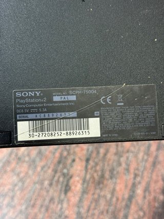 Consola Sony PS2 Slim Negra