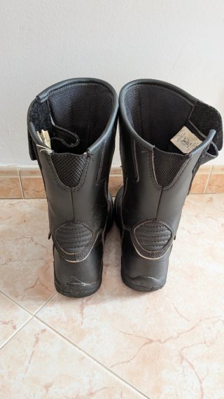 Botas de moto Ixs mujer invierno negras repelentes