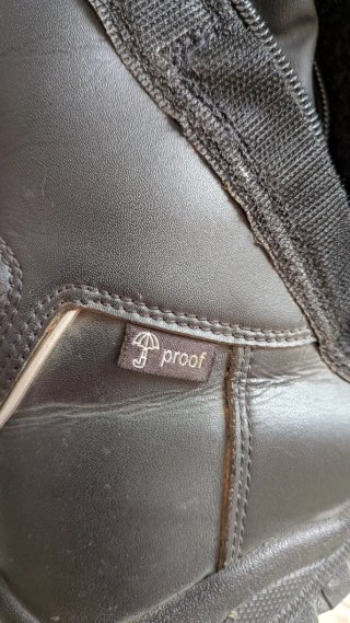 Botas de moto Ixs mujer invierno negras repelentes