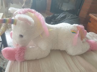 Peluche Unicornio y Conejo Grandes