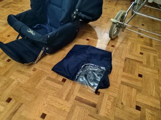 Carrito bebé clásico: silla, cuco y sombrilla