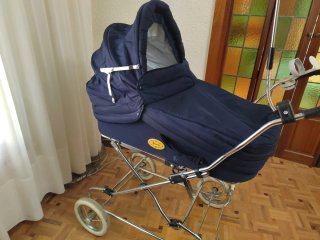 Carrito bebé clásico: silla, cuco y sombrilla