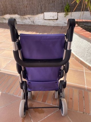 Carro compra Up&Go plegable morado