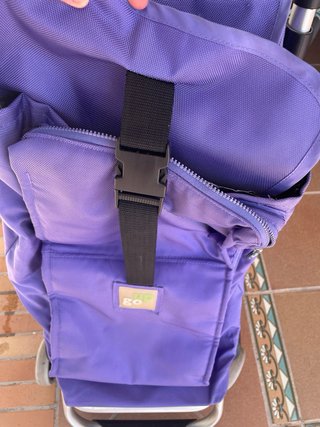 Carro compra Up&Go plegable morado