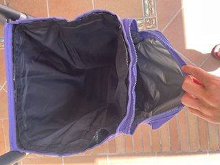 Carro compra Up&Go plegable morado