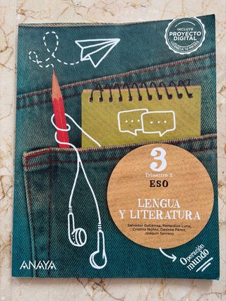 Libros de lengua 3°ESO ANAYA