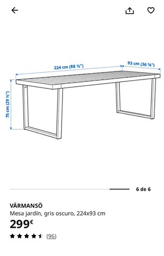 Mesa Ikea exterior