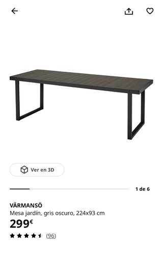 Mesa Ikea exterior