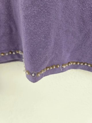 Camiseta OC sin mangas morada talla S