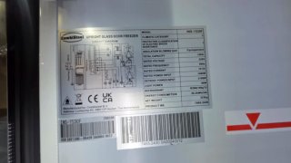 Congelador Vertical Cristal 3 Puertas