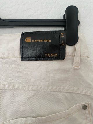 Vaqueros G-Star RAW blancos
