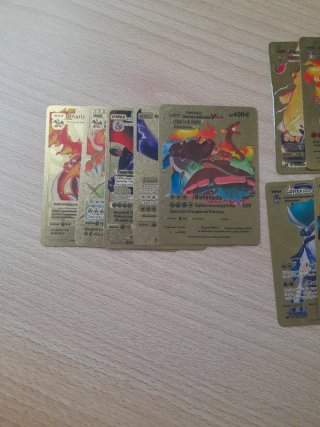 Lote 15 Cartas Pokémon Doradas