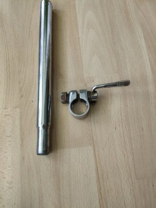 Tija y abrazadera sillín GAC