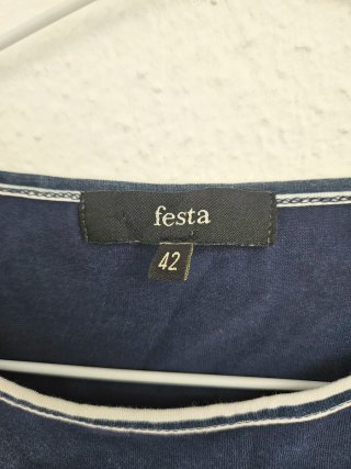 Camiseta azul marino Festa talla XL