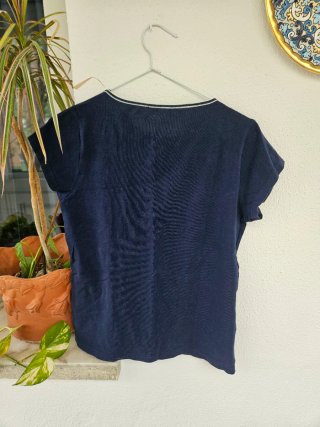 Camiseta azul marino Festa talla XL