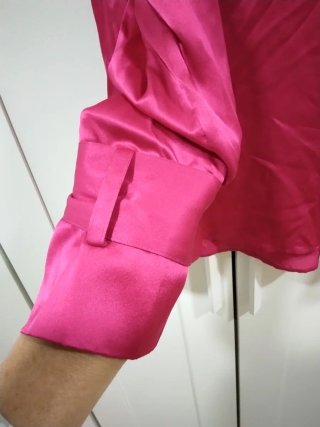 Camisa seda Uterqüe rosa