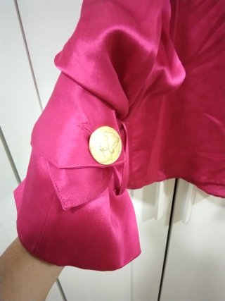 Camisa seda Uterqüe rosa