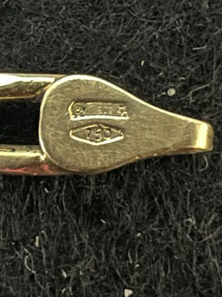 Pulsera Figaro Oro 18k maciza