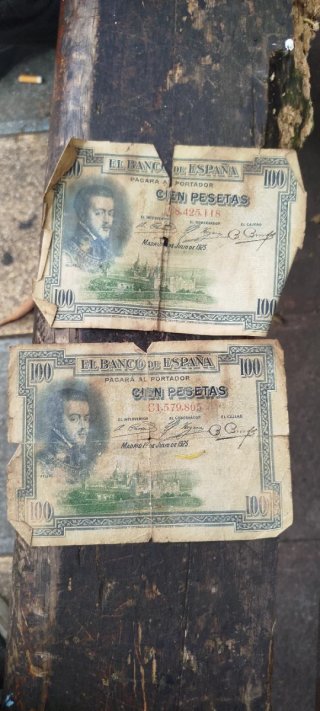 Billetes antiguos pesetas Banco de España