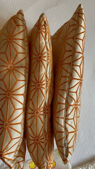 3 Cojines Ikea 50x34cm con cremallera