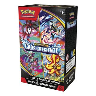 Lote 6 Sobres Pokémon Caos Creciente Sellado
