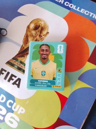 Cromo Mundial Raphinha Brasil Panini