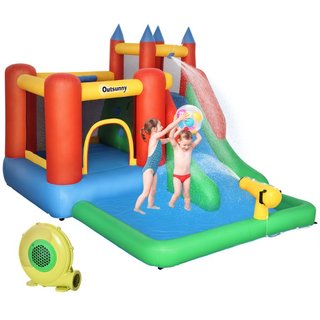 Castello Gonfiabile per Bambini con Scivolo, Canes